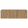 vidaXL 3 kosi stenske TV omarice Artisan Oak Engineered Wood