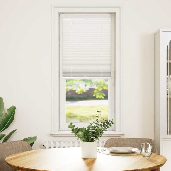 Plise Harmonika Zavese velikost 40 x 150 cm Bele barve