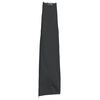 vidaXL Prevleka za vrtni senčnik črna 190x50/30 cm 420D oxford