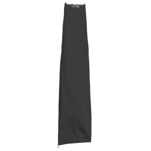 vidaXL Prevleka za vrtni senčnik črna 190x50/30 cm 420D oxford