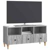 vidaXL TV omarica Siva Sonoma 102 x 34,5 x 50 cm Konstruirano leseno
