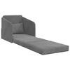 vidaXL Sofa postelja Temno siva 65 x 80 x 83 cm Žamet