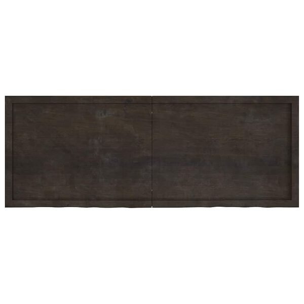 vidaXL Kopalni&scaron;ki pult temno rjav 160x60x(2-6) cm obdelan trden les