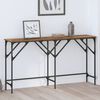 vidaXL Konzolna miza Star les 140 x 29 x 75 cm Konstruiran les