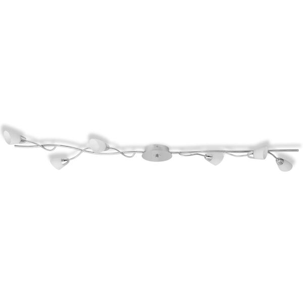 vidaXL Stropna svetilka s 6 LED žarnicami G9 240 W