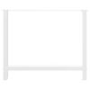vidaXL Noge za jedilno mizo bele barve 2 kosa 100 x (72-73) cm jeklo