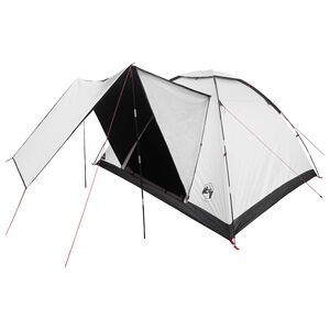 vidaXL Kamperski &scaron;otor s streho Bela zatemnitev 335 x 275 x 180 cm