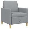 vidaXL Sofa s shrambo Svetlo siva 72 x 78 x 87 cm Poliester