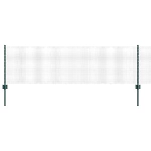 vidaXL Varjen žični ograjo s stebri 50 x 0,6 m Jeklo s PVC premazom