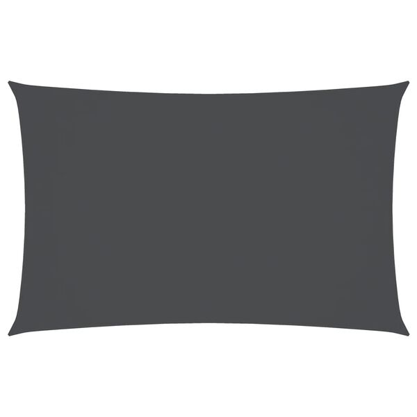 vidaXL Senčno jadro oksford blago pravokotno 3,5x5 m antracitno