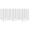 vidaXL Visoka greda gabion 3 kosi 30x30x50 cm železo