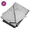 vidaXL Ponjava 180 g/m&sup2; 8x8 m siva HDPE