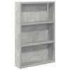vidaXL Kopalna stenska omarica Beton Siva 40 x 10 x 60,5 cm