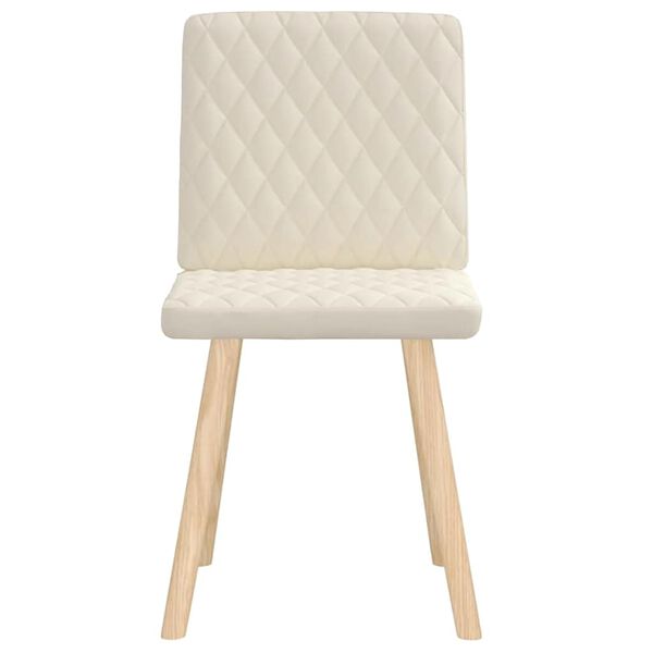 vidaXL Jedilni stol 2 kosa platno