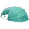 vidaXL Bazenski &scaron;otor dome 640 x 432 x 205 cm Morsko zelena