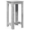 vidaXL Barska miza betonsko siva 51x50x103,5 cm inženirski les