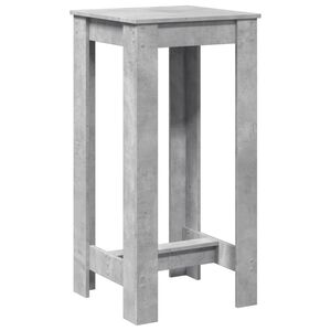 vidaXL Barska miza betonsko siva 51x50x103,5 cm inženirski les