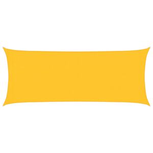 vidaXL Senčno jadro 160 g/m&sup2; pravokotno rumeno 2x4,5 m HDPE