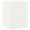 vidaXL Stojalo za rastline Bela 30 x 30 x 40 cm Jeklo