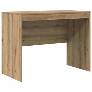 vidaXL Miza Umetni hrast 100 x 50 x 76 cm