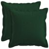 vidaXL Prevleka za blazino 2 pcs HOUTEN Temno zelena 35 x 35 cm