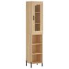 vidaXL Visoka omara sonoma hrast 34,5x34x180 cm inženirski les