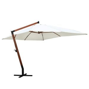 vidaXL senčnik 300 x 400 cm bel