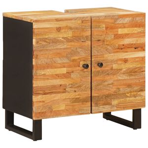 vidaXL Kopalni&scaron;ka omara za umivalnik Naravna 62 x 33 x 58 cm