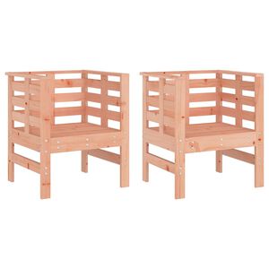 vidaXL Vrtni stol 2 kosa 61,5x53x71 cm trden les douglas