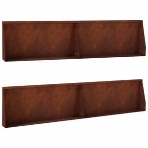 vidaXL Zadrževanje stene 4 kos 100 x 12 x 30 cm Rjav