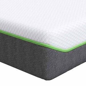 vidaXL Vzmetnica Srednje mehko 80 x 160 cm Bela in siva