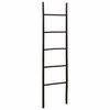 vidaXL Lestev za brisače s 5 prečkami bambus 150 cm