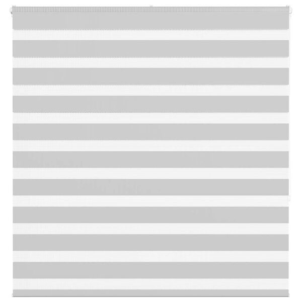 vidaXL Zebra senčilo svetlo sivo 150x150 cm tkanina &scaron;irina 145,9 cm