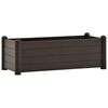 vidaXL Visoka greda PP mocha 100x43x35 cm