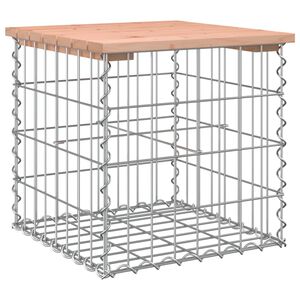 vidaXL Vrtna klop gabion 43x44x42 cm trden les douglas