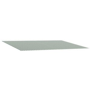 vidaXL Nadomestno platno za tendo Zelena in Bela 300 x 250 cm