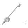 vidaXL Zatik za podporo pokrova 12 kos srebrna 194 x 36 x 18 mm elezo