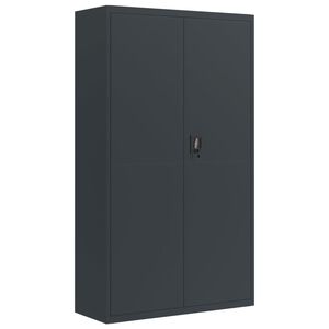 vidaXL Arhivska omara antracitna 105x40x180 cm jeklo