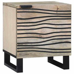 vidaXL Nočna omarica Bela 40 x 33 x 46 cm Inženirski les