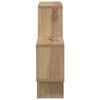 vidaXL Stenska polica artisan hrast 82 x 15 x 51 cm Konstruiran les