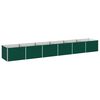 vidaXL Povi&scaron;ana vrtna gredica Zelena 480 x 80 x 55 cm