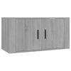 vidaXL Stenska TV omarica siva sonoma 80x34,5x40 cm