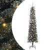 vidaXL Umestno božično drevo Zelena 240 cm PVC, plastika in jeklo