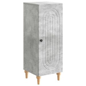 vidaXL Strani &scaron;al Betonsko siva 33 x 34,5 x 90 cm Inženirski les