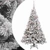 vidaXL Umetna božična jelka z bučko 120 cm 150 LED Toplo bela
