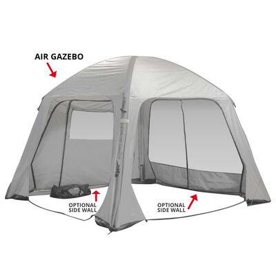 Bo-Camp Napihljiv vrtni šotor Air Gazebo 365x365 cm siv