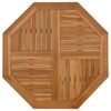 vidaXL Mizna plo&scaron;ča 90x90x2,5 cm osmerokotna trdna tikovina