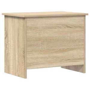 vidaXL Skladi&scaron;čni kovček Sonoma hrast 60 x 40 x 50 cm Inženirski les