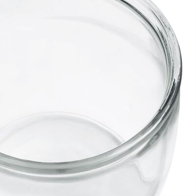 vidaXL Stekleni kozarci s pokrovi 4 kosi 8000 ml
