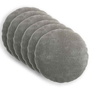vidaXL Prevleka za blazino 6 kos HEERLEN Temno siva &Oslash; 30 cm